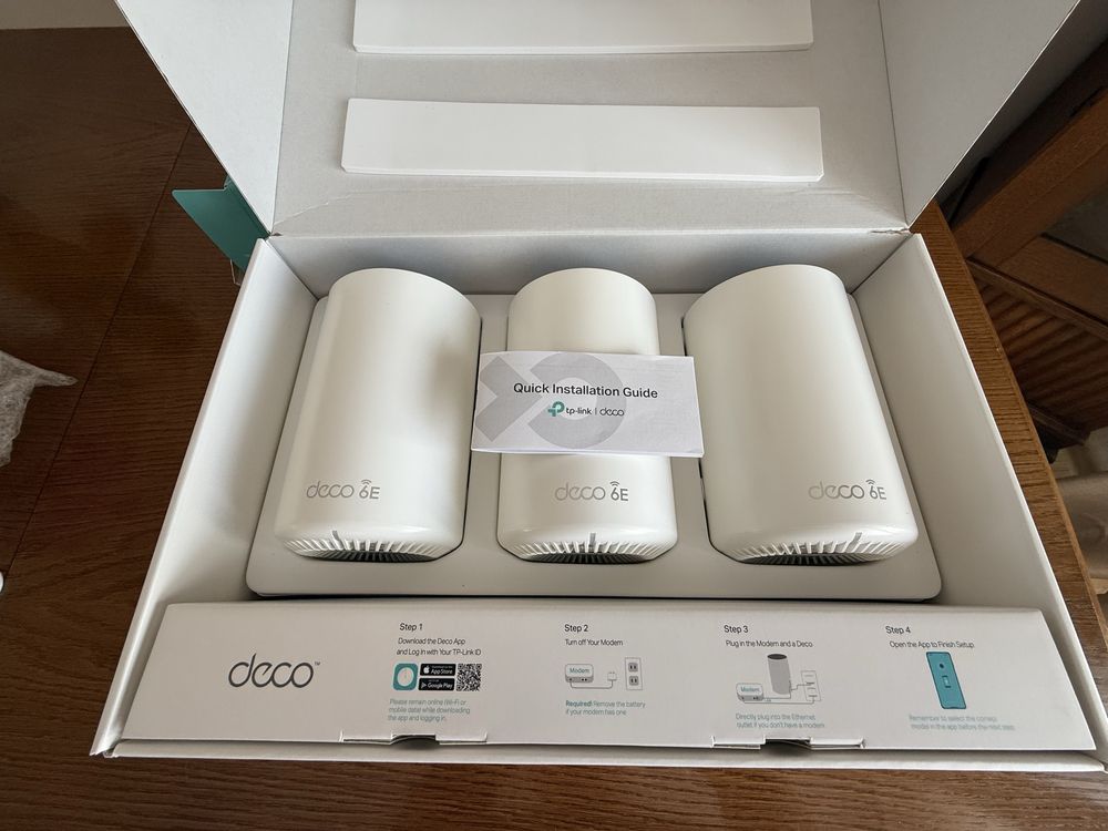 TP-Link Deco XE75  Mesh WiFi 6E 3 szt