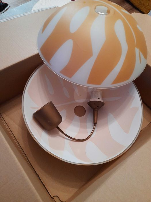 Lampa szklana, wisząca, żyrandol kuchnia, salon, przedpokój