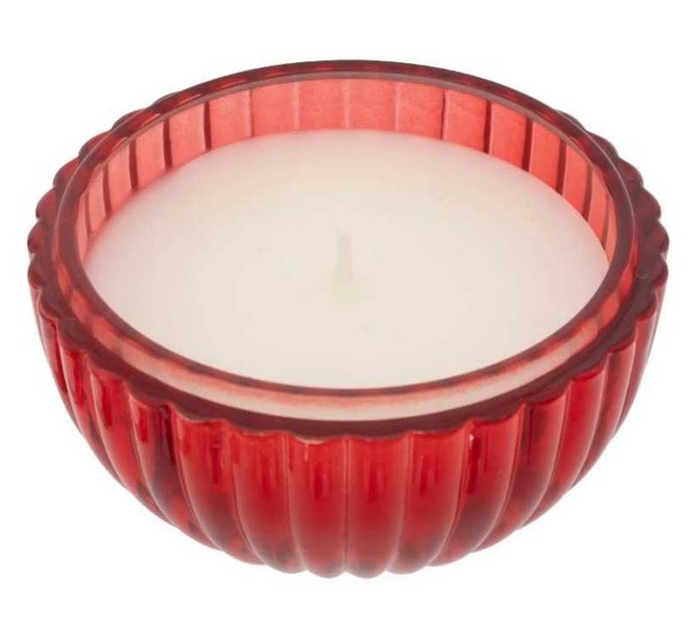 Świece Zapachowe Świąteczne w Szklanej Bombce 150g Jagoda