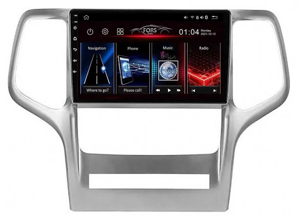 Radio samochodowe Android Jeep Grand Cherokee (9", UV, silver) 2008-12