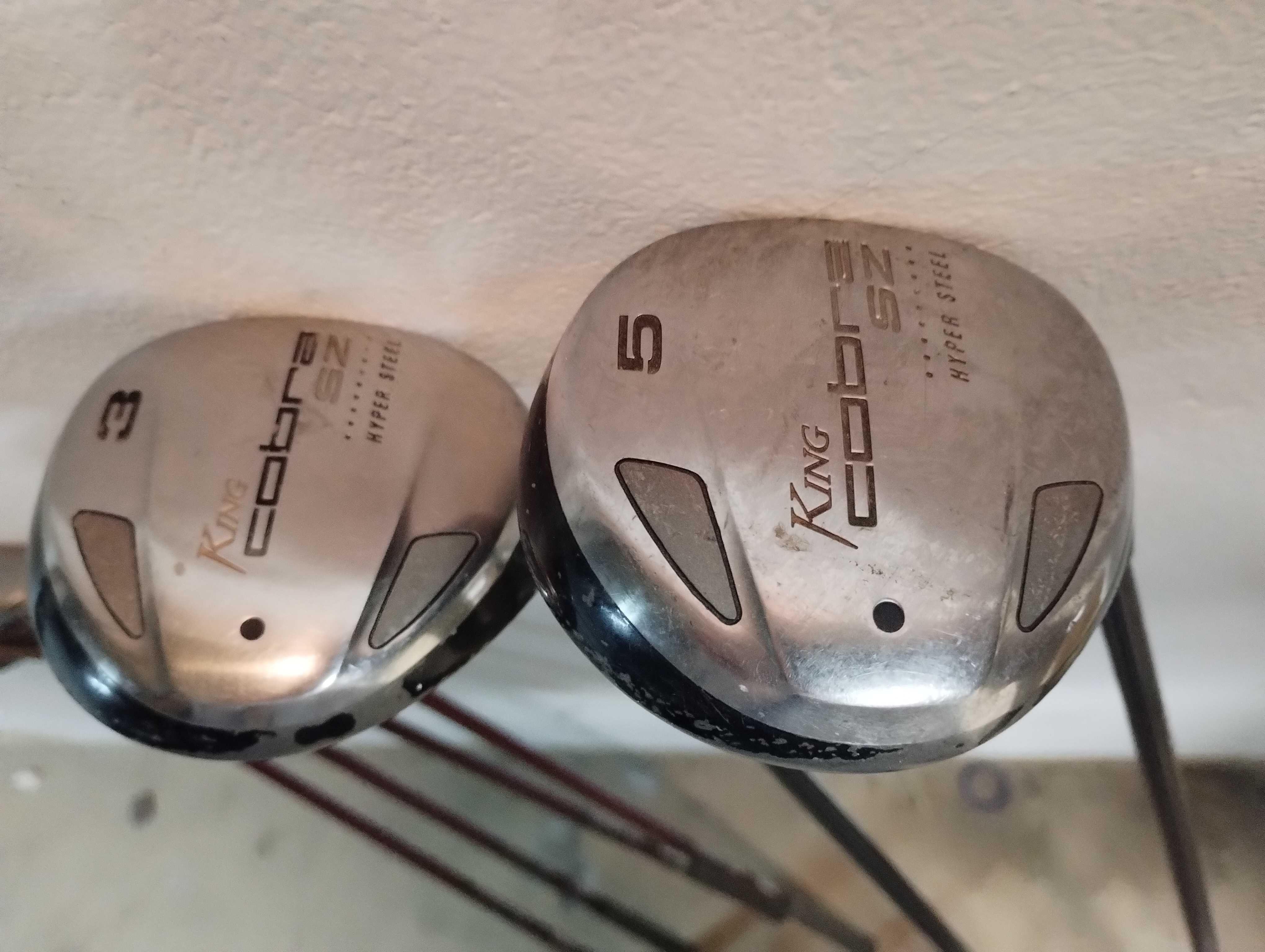 Zestaw kijów golfowych Cobra Baffler żelaza + woody