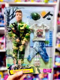 Кукла Кен военный Defa, лялька Кен військовий