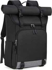 NEWHEY Rolltop plecak zwijany 17,3" na laptopa