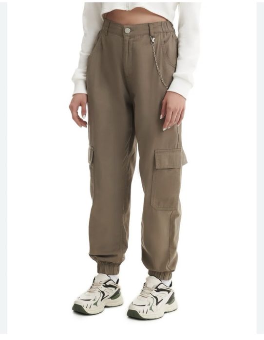 Штани- джогери, сіро-зелені, 36 розмір. Cropp