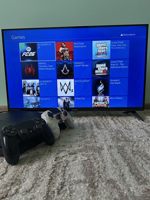 Playstation 4 500gb GoldHen  + багато ігор