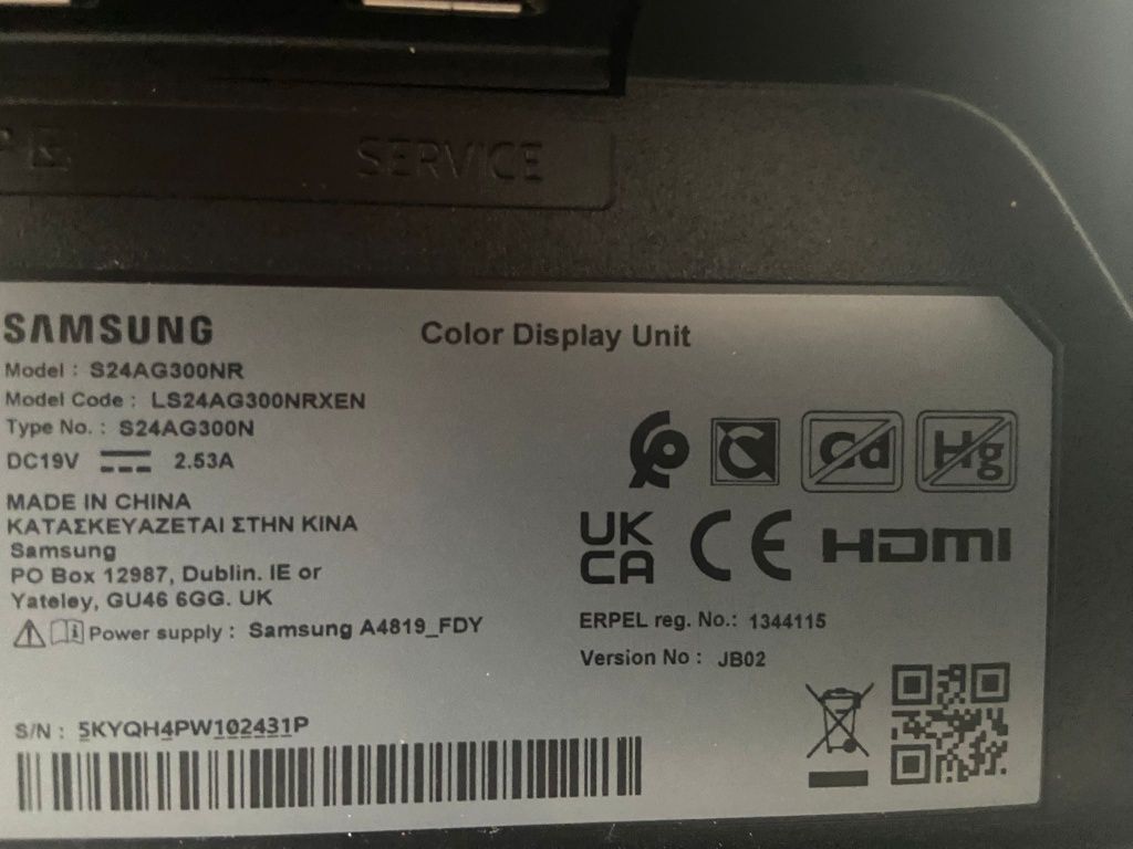 Samsung Odyssey g3 24 cale