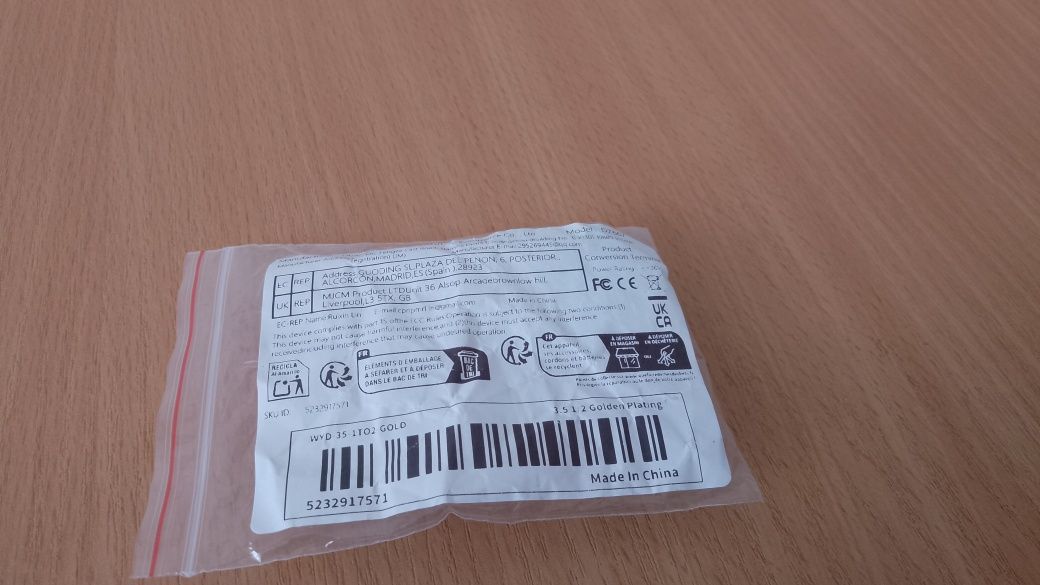 Rozgałęziacz Jack 3.5 mm stereo