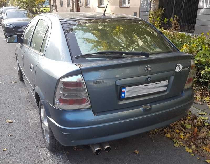 Opel Astra G hatchback, 2001, benzyna 1,6, automat