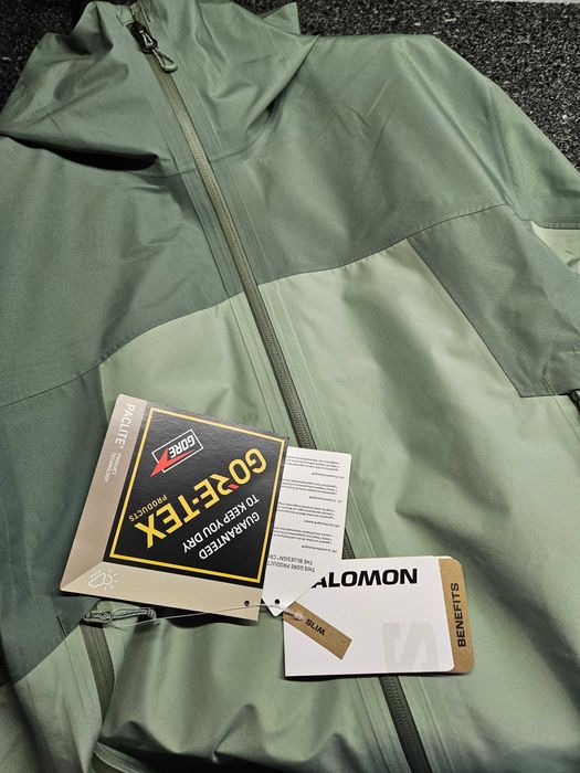 Casaco SALOMON (genuíno) com GORE-TEX para homem NOVO