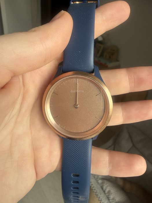 Garmin Vivomove 3S | Smartwatch hybrydowy | złota koperta