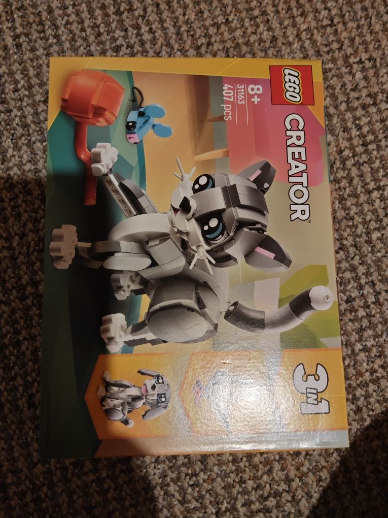 LEGO 31163 creator kotek psotek / 3w1 kot, pies, gołąb

Klocki nowe, o