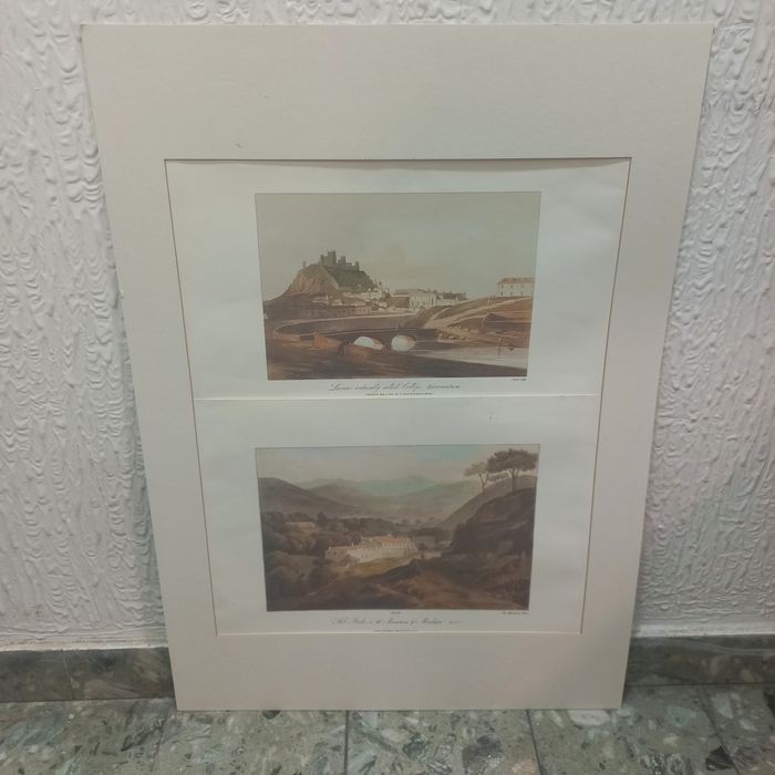 2 gravuras memórias de Portugal