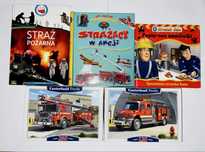 Zestaw dla małego strażaka 3 x ksiażka + 2 x puzzle