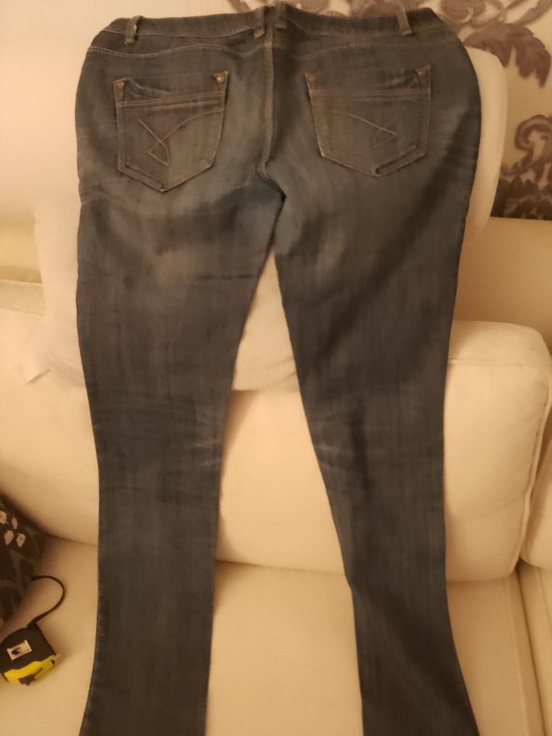 Spodnie damskie dżins 38