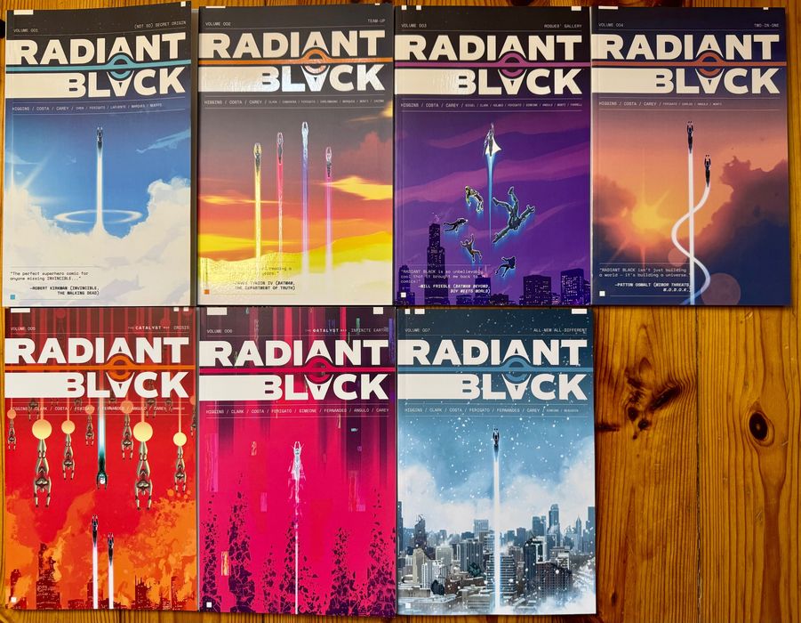 Комікс Radiant Black Vol 1-7 (англійською, TPB)