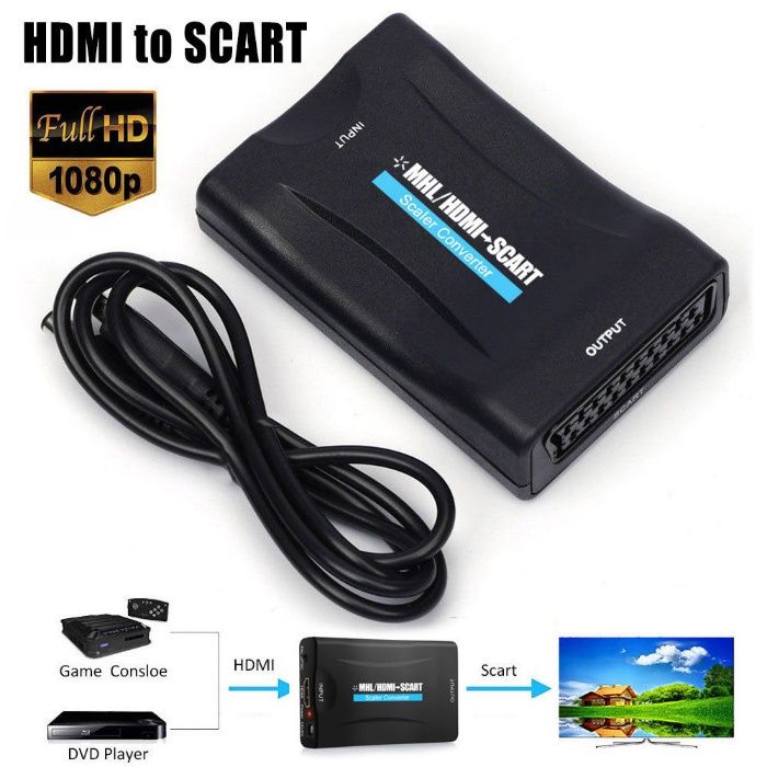 Adaptador hdmi scart