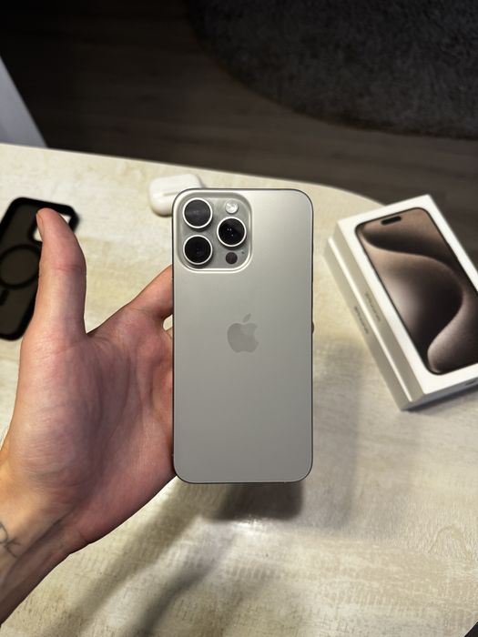 Продам офіційний iPhone 15 Pro Max 512 gb фізична сім карта