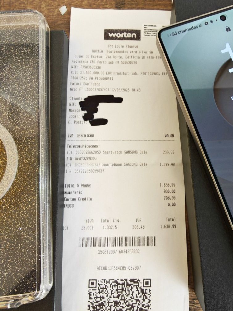 Samsung S25 Ultra 5G 12GB/256GB Cinzento Titanium C/Garantia