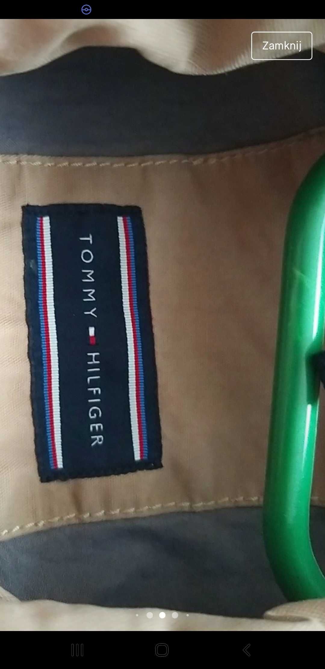 Beżowa kurtka Parka Tommy Hilfiger rozm m