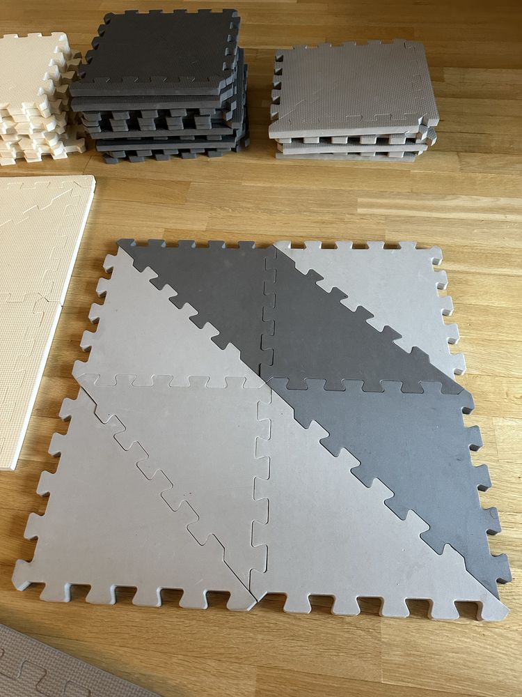 Puzzle piankowe / mata 106 elementów