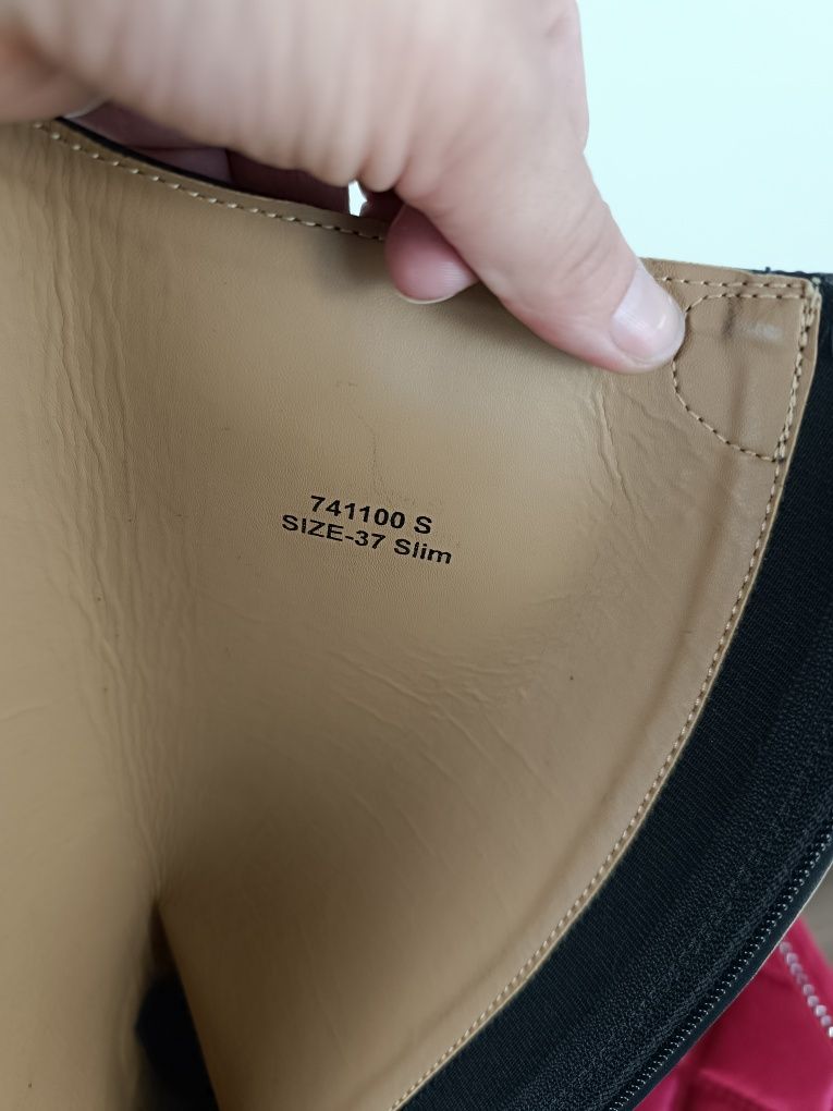 37 slim Oficerki jeździeckie Steeds czarne