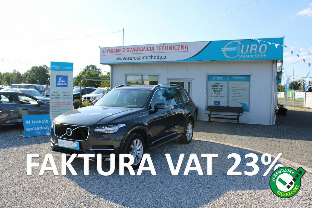 Volvo XC 90 D5 Awd Momentum F-vat Gwarancja SalonPL