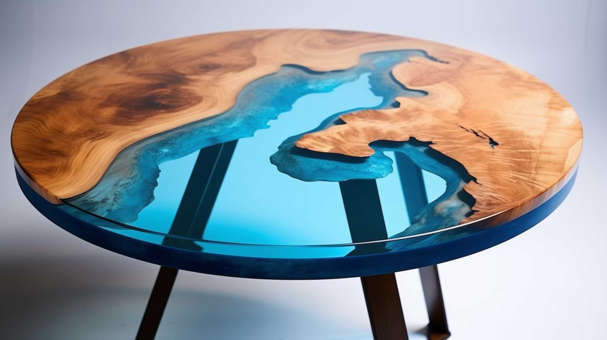 Epoxy Resin Tables Made to Order, Beach River and Live Edges Available