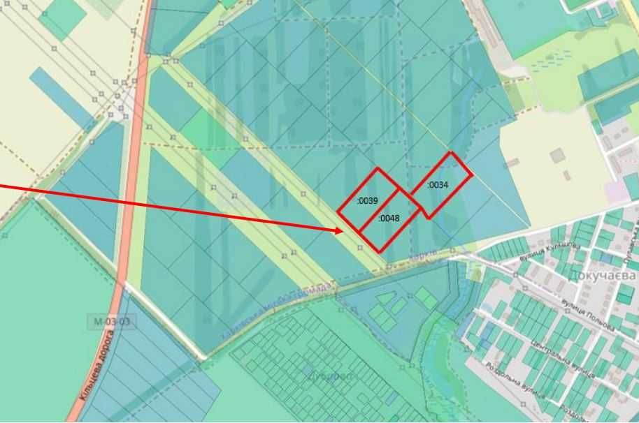 Продаж земельних ділянок по 2га Харків - 250 дол./сот