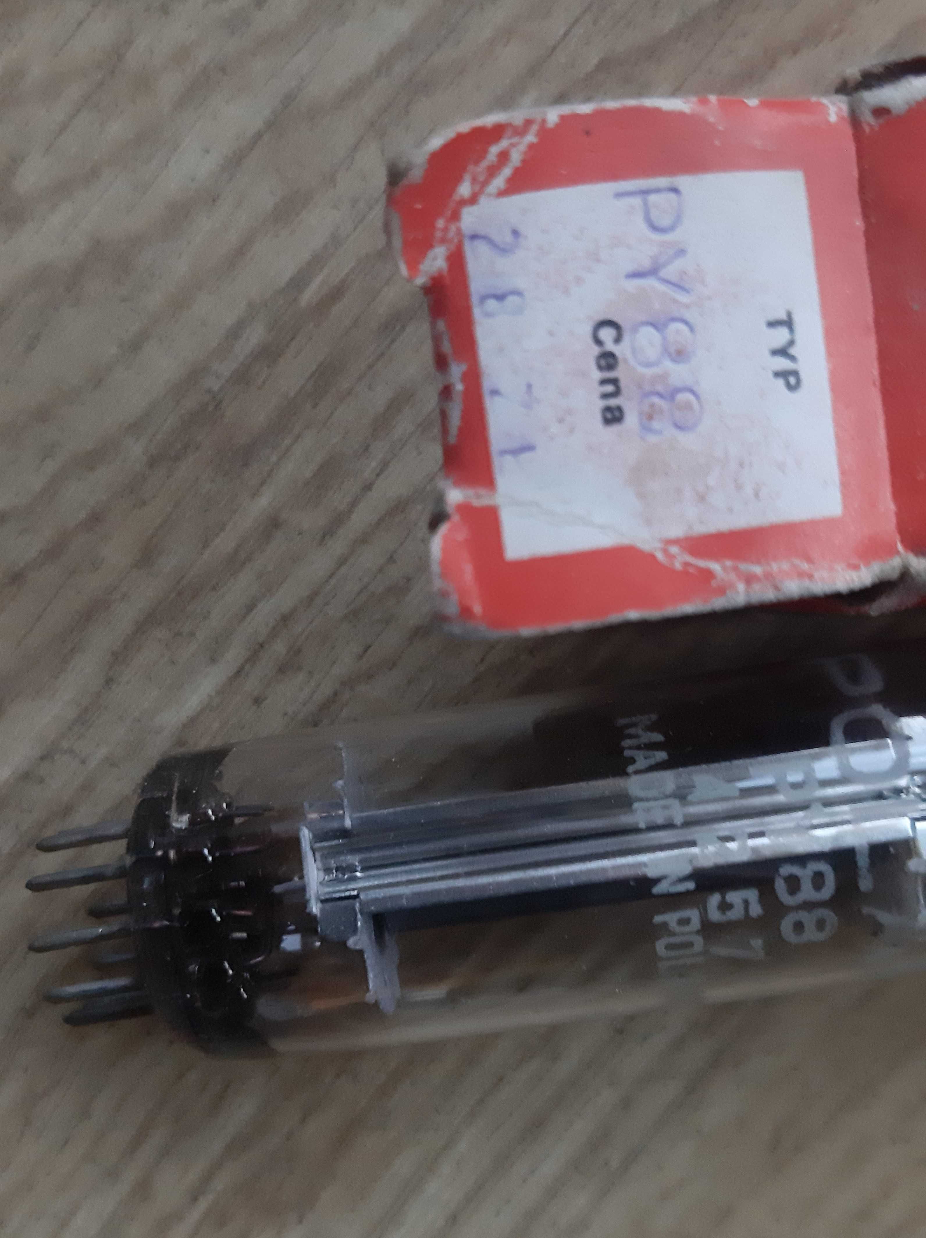 Lampy elektronowe tranzystorowe i żarówki z PRL