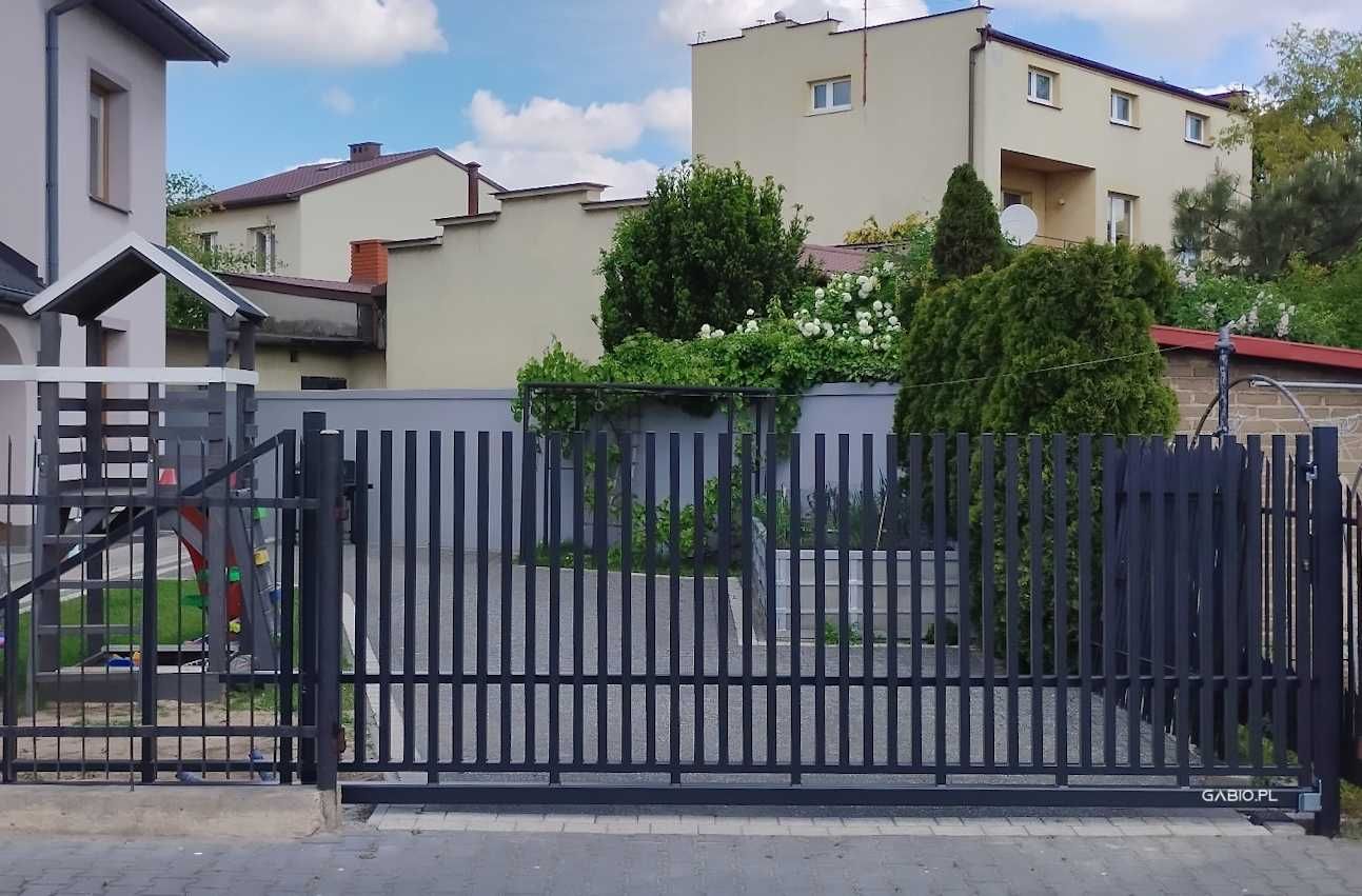 Brama przesuwna grzebieniowa nowoczesna wys. 1,5/5m+ inne wys. i dług.