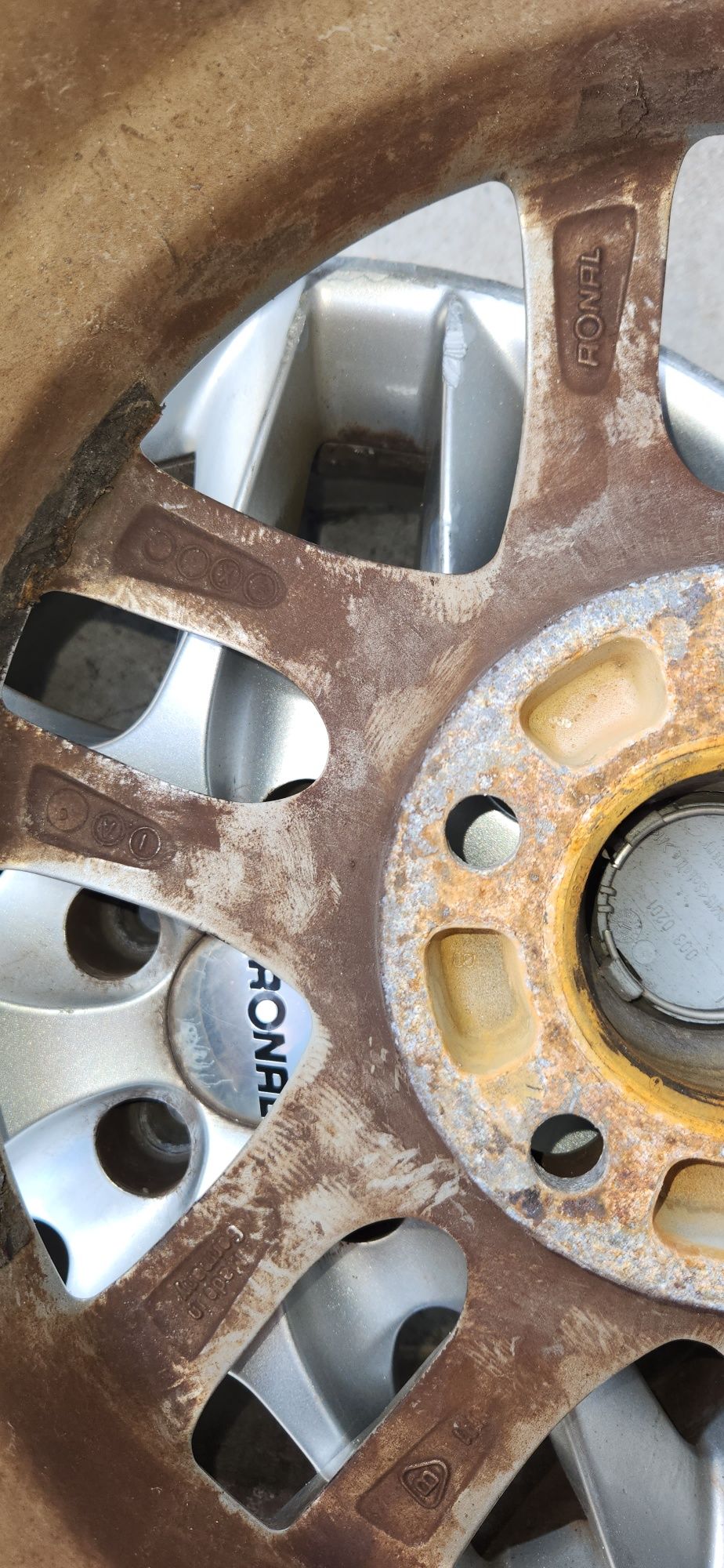 503*Німецькі диски Ronal r16 5×114.3 Nissan Kia Huyndai Renault Mazda