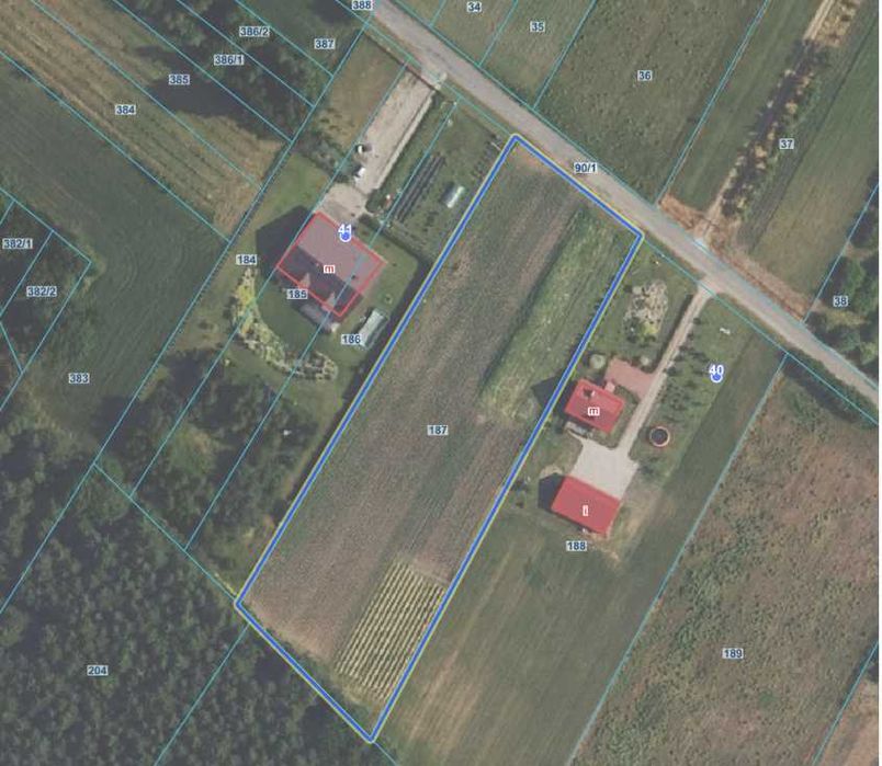 Działka w Wólce Lesiewskiej z możliwością zabudowy