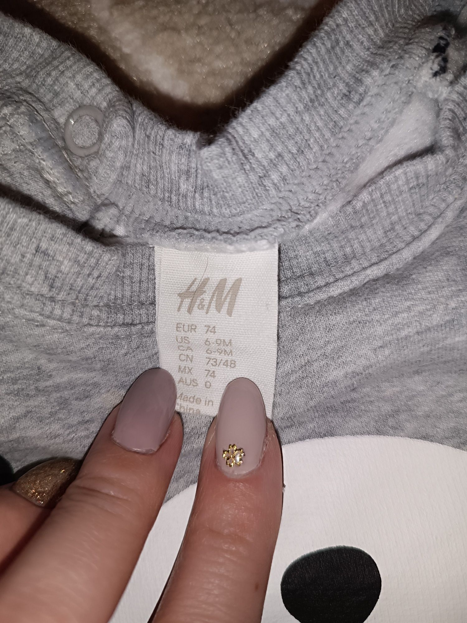 Bluza z długim rękawem H&M rozm. 74