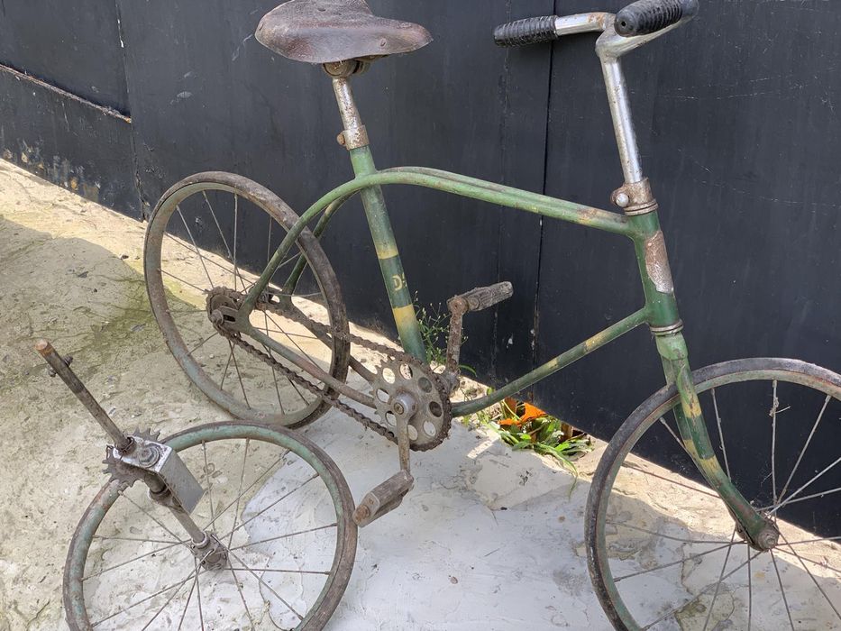 Старинный детский трёхколёсный велосипед дкв 1930-60х г.