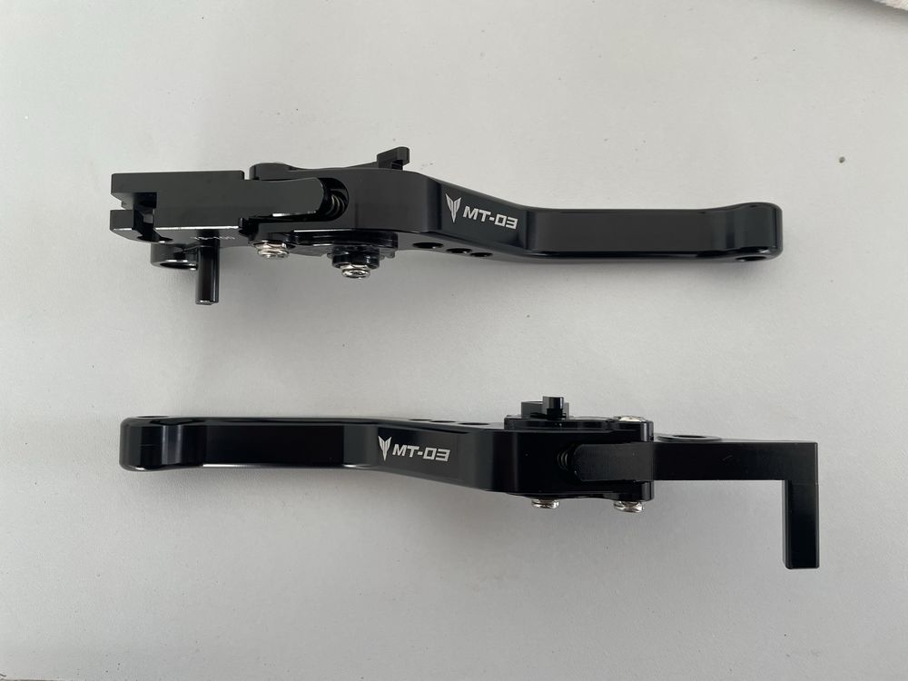 Manetes curtas yamaha MT03 preto