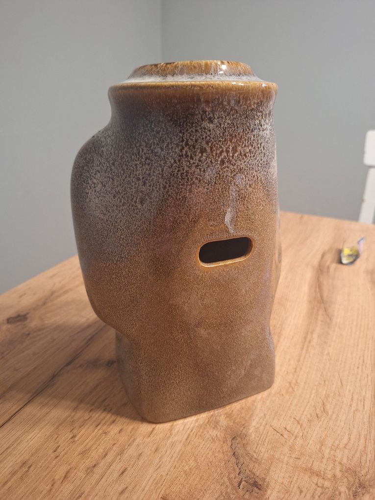 Stary ceramiczny porcelanowy zegar antyk mirostowyckie zakłady cerami