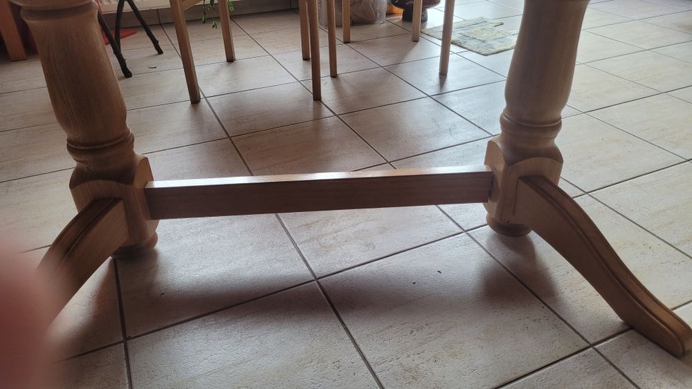 Dębowy stół + 6 krzeseł