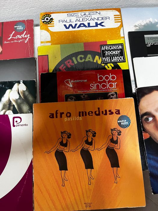 Mala discos clássicos vinil