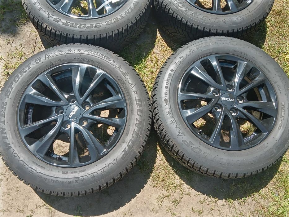 Alufelgi Mazda CX3 16cali. 215/60R16 Dunlop. Zima