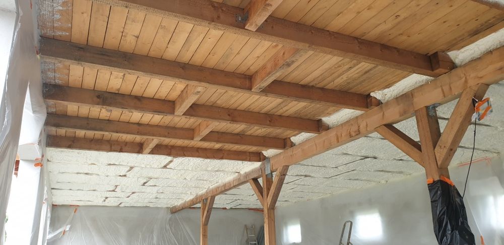 Ociepenie z piany pur, docieplanie stropy dachy ,ocieplanie pianą