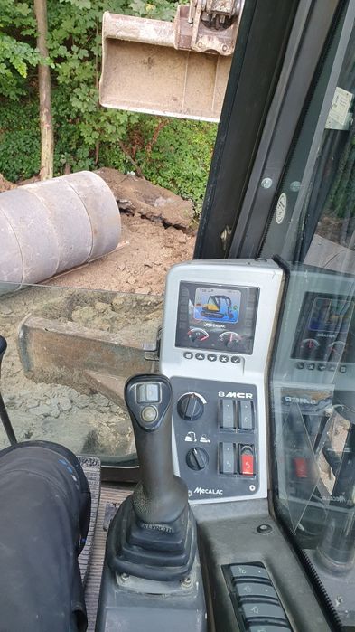 Mecalac 8 mcr, koparka gąsienicowa 8 ton