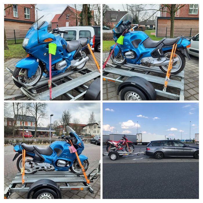 Przyczepka motocyklowa, towarowa, quad - wynajem