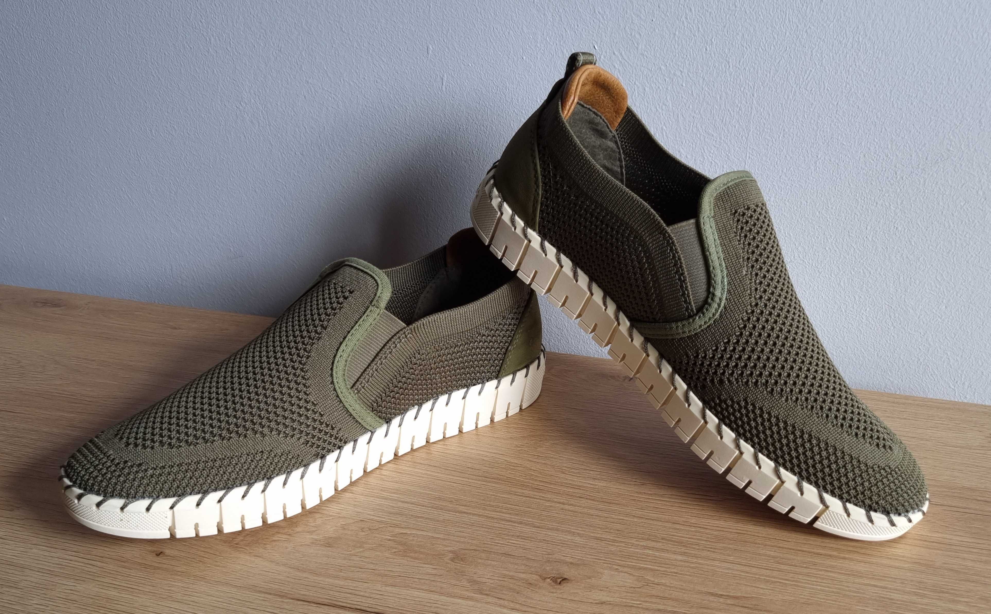 Damskie buty MUSTANG 1379.401 Loafersy Sneakersy slip-on wsuwane 39