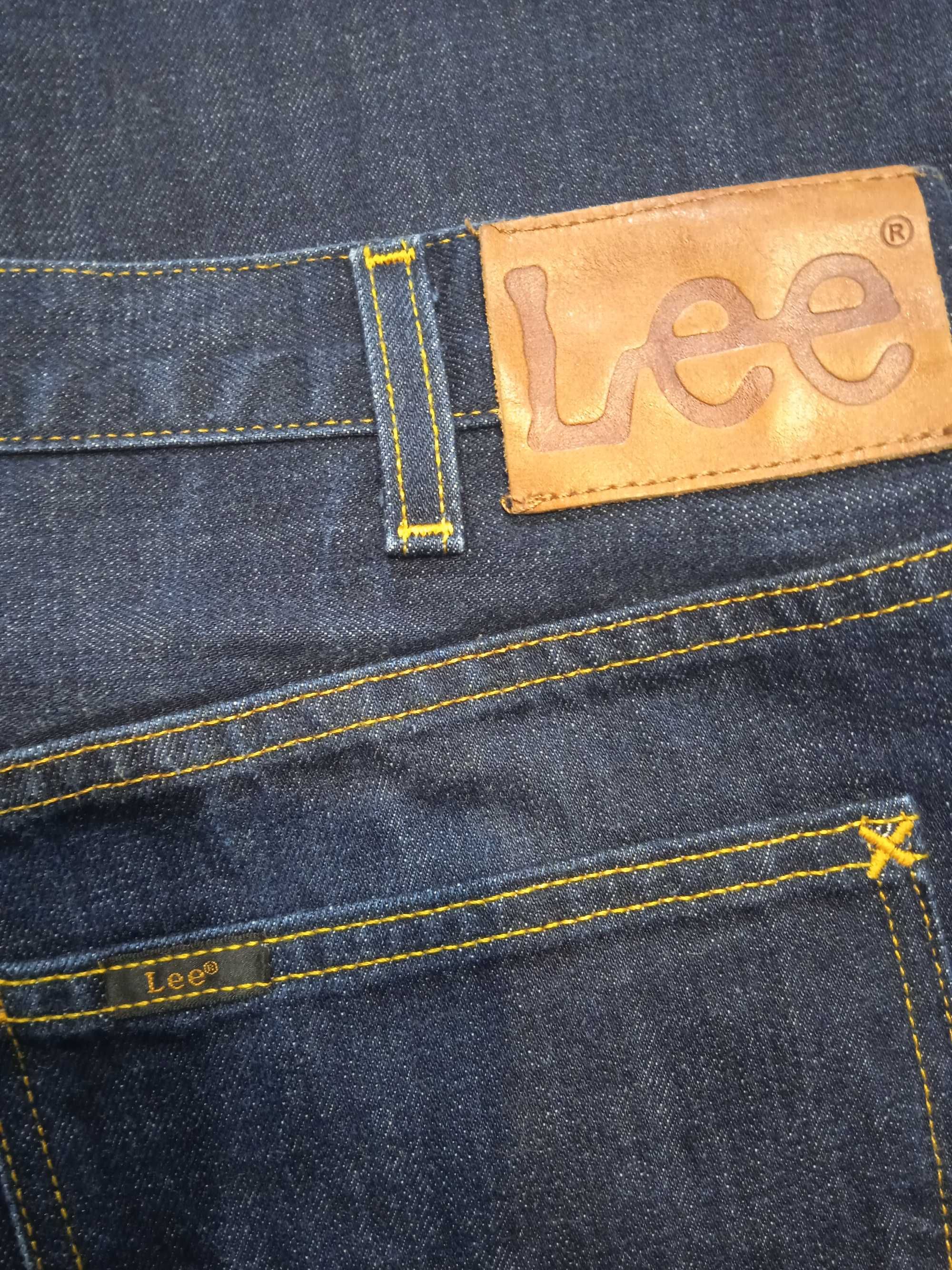 Lee Brooklyn Comfort Nowe granatowe spodnie jeansy W36 L32