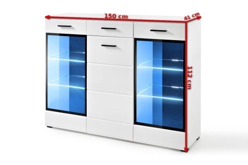 Tania Komoda Biały połysk