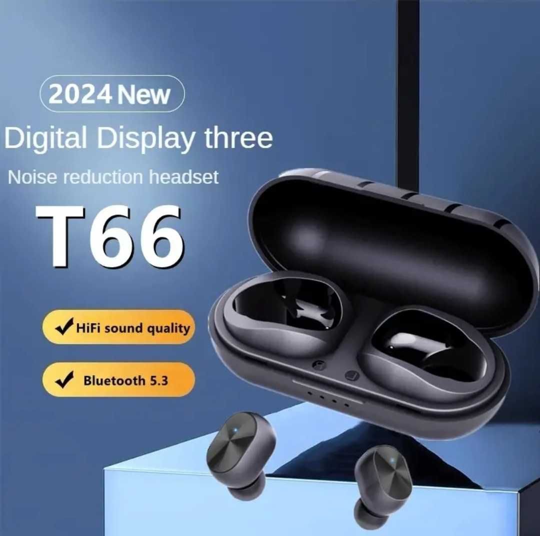 MaxTune T66: Słuchawki HIFI Bluetooth 5.3- Premium Audio, Wodoszczelne