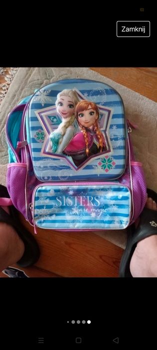 Plecak dla dziewczynki Kraina Lodu