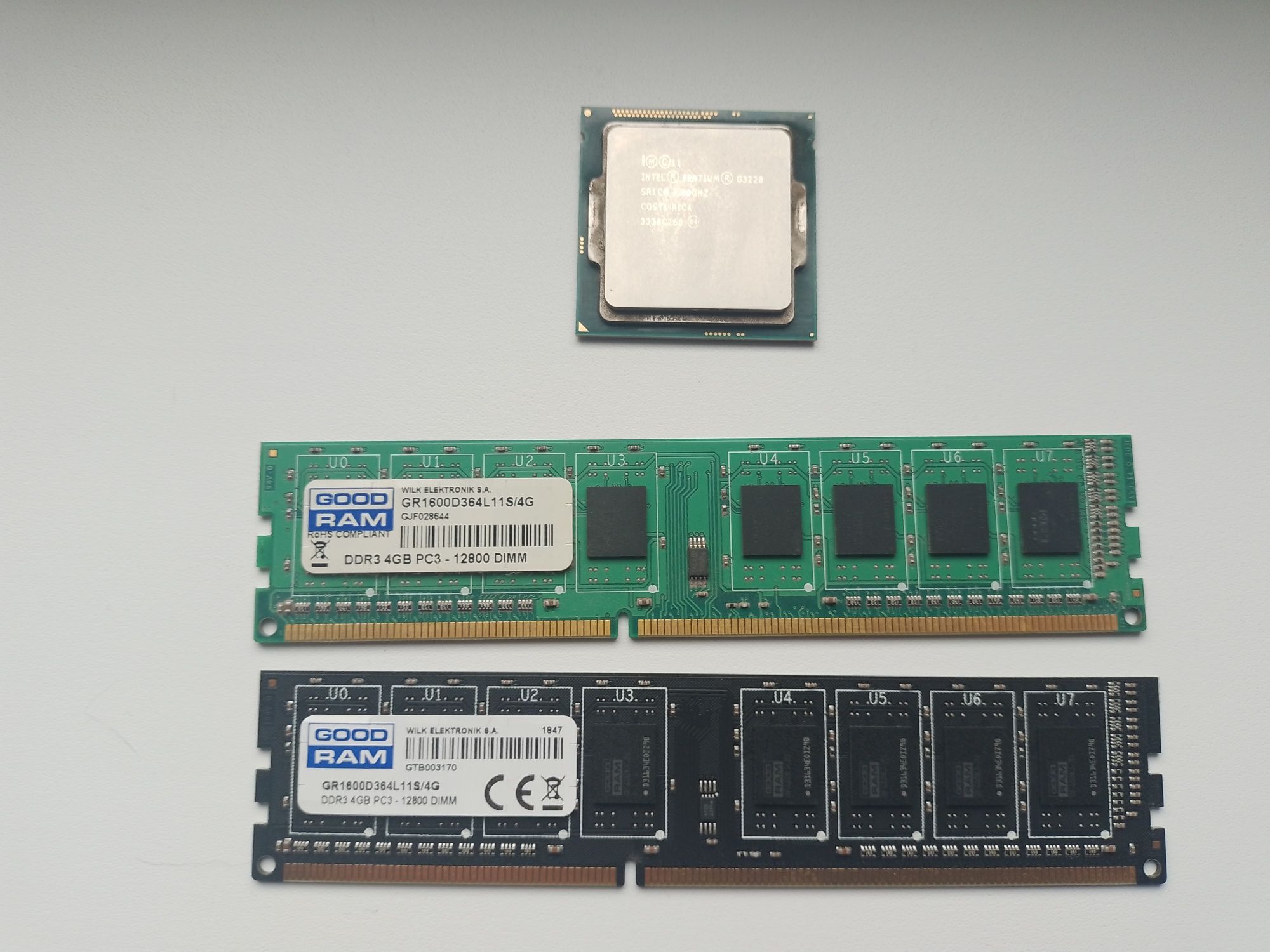 Продам оперативки ddr 3(8gb) процессор G3220