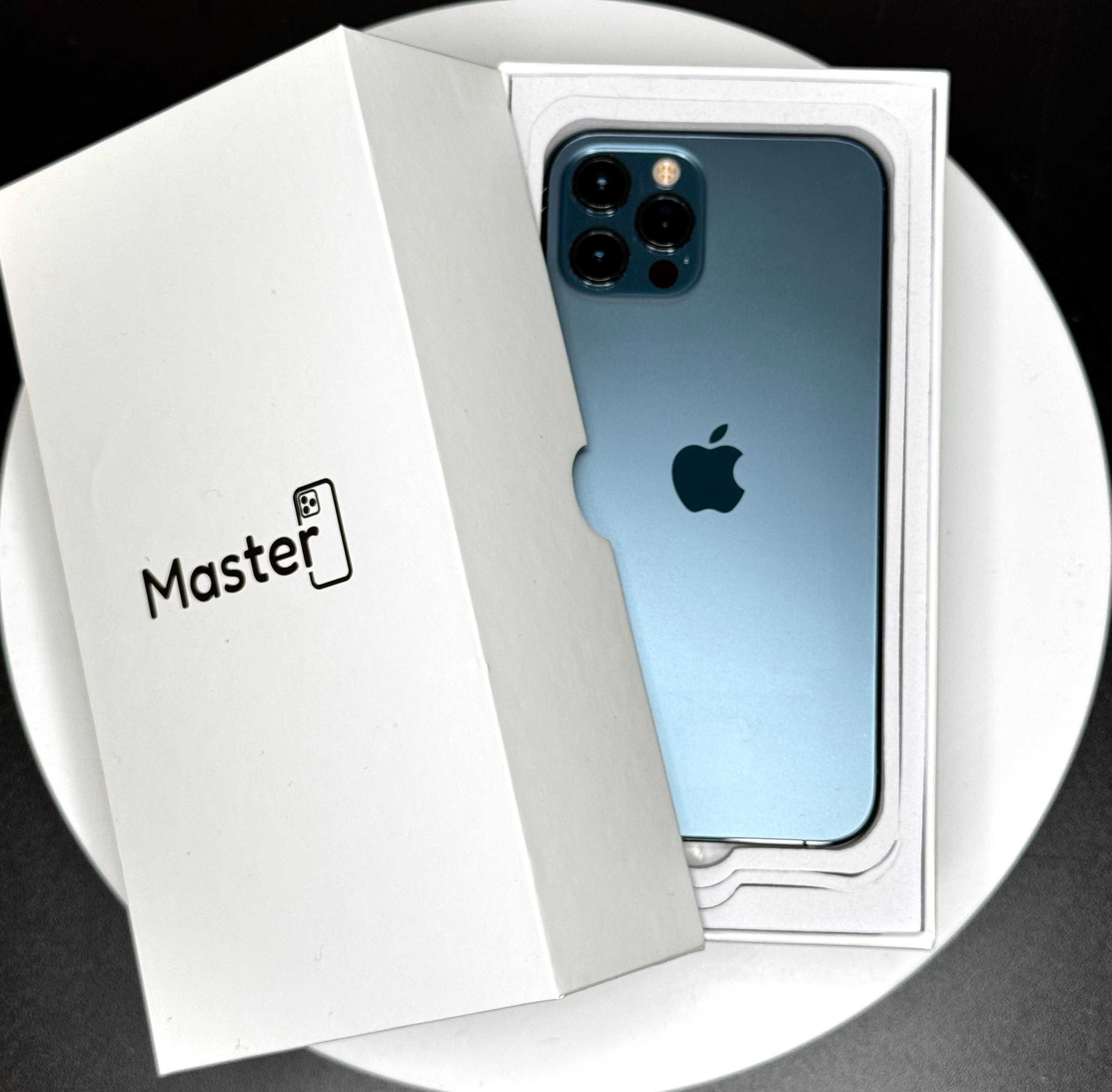 Apple iPhone 12 Pro 128GB Blue jak nowy 100% bat 6msc gw. ETUI GRATIS!