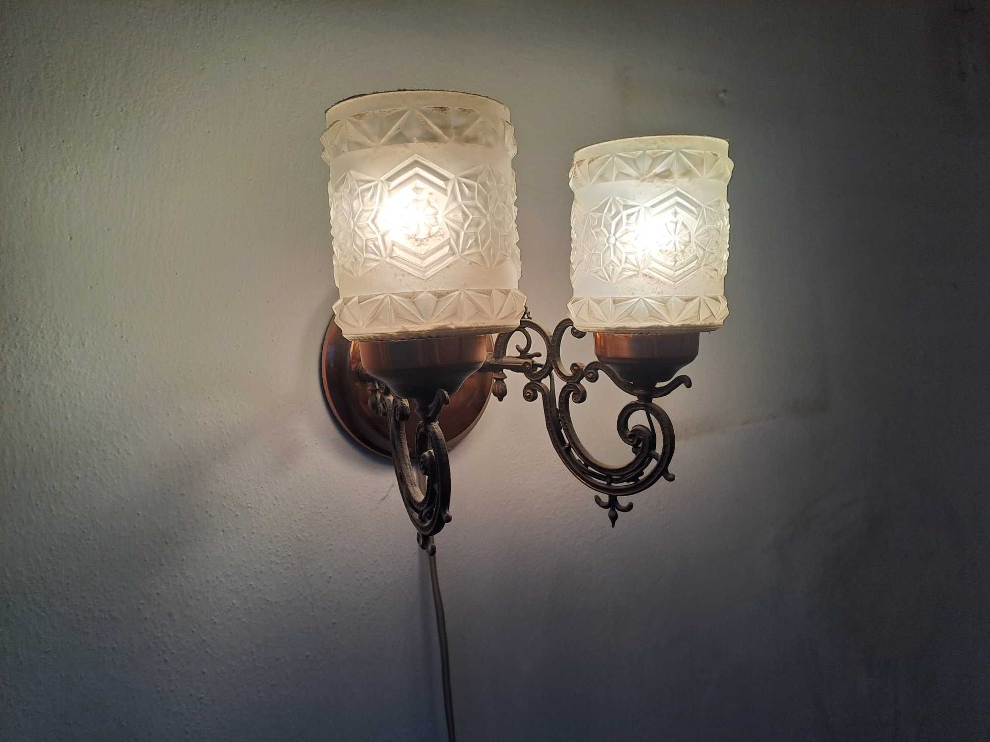 Kinkiet vintage PRL